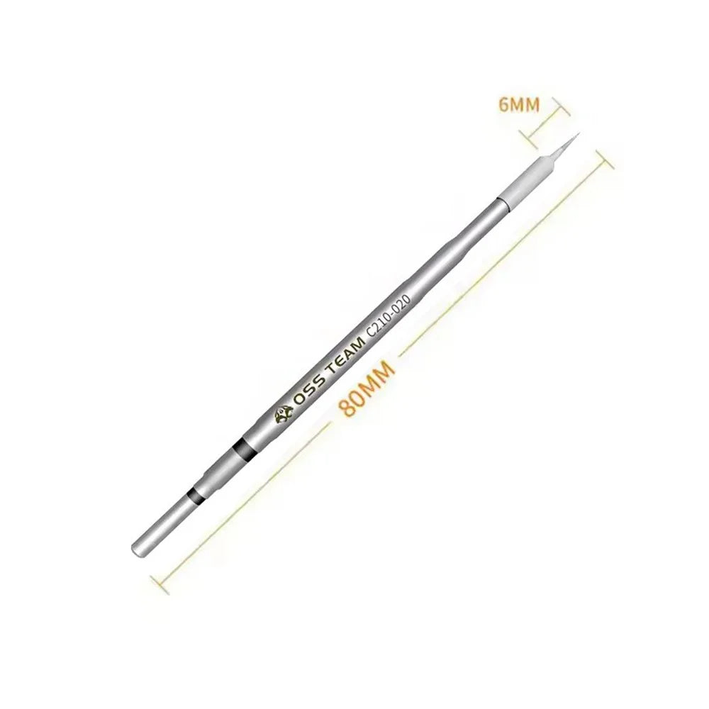 OSS TEAM C210-020 I-Tip Soldering Iron Tip Precision Tool 80mm for Electronic Repair - 2