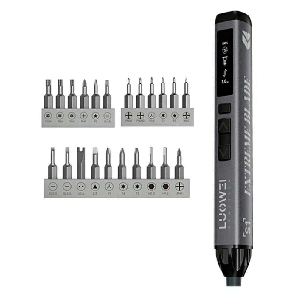 LUOWEI LW-S1 Electric Screwdriver Set for Mobile Phone Screw Disassembly Repair Tools - Standard Edition - 1