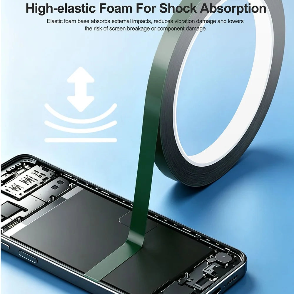 RELIFE HX1 5 Rolls 2mm Width Mobile Phone Sealing Tape Double-sided Adhesive Tape for Screen Repair , Length: 10m - 3