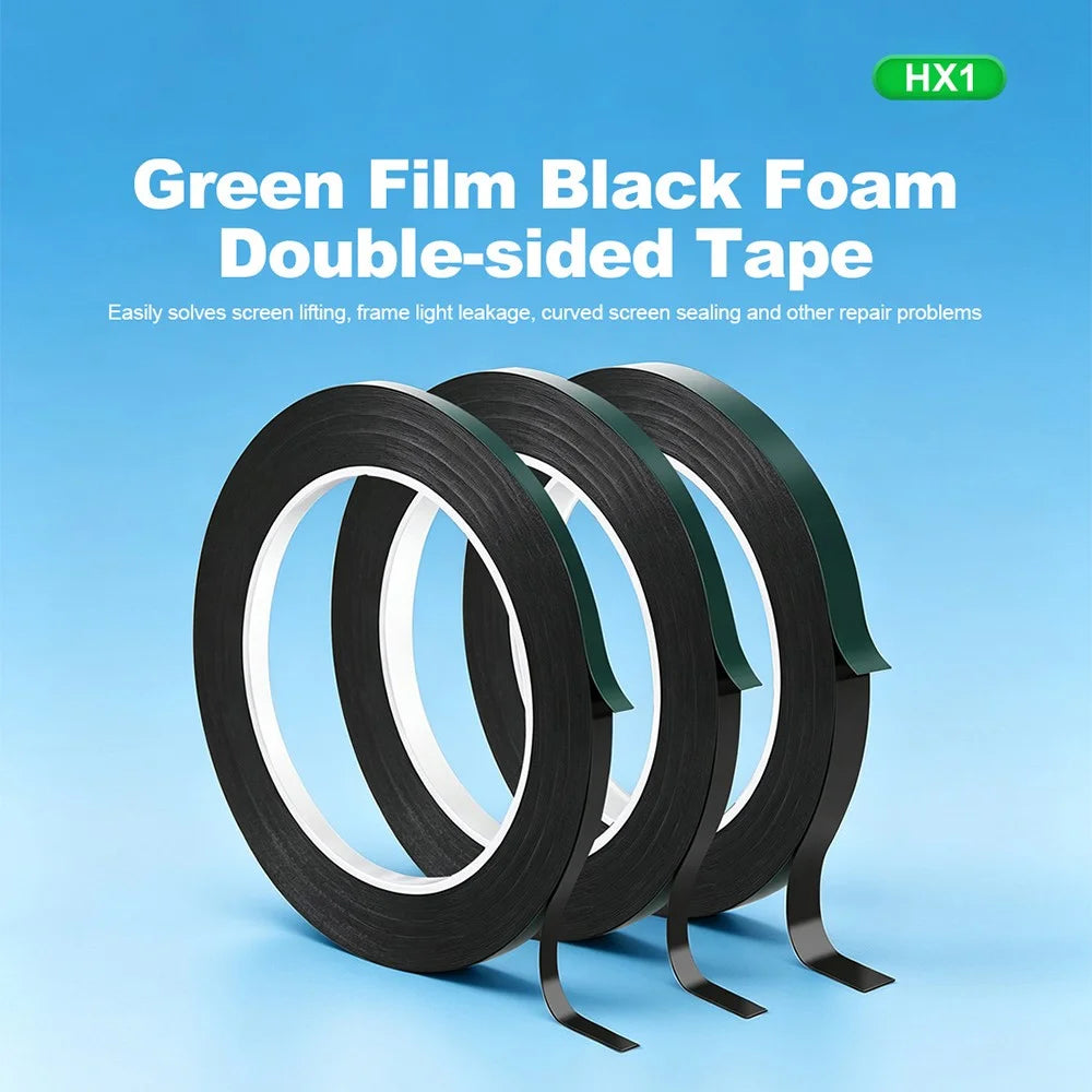 RELIFE HX1 5 Rolls 2mm Width Mobile Phone Sealing Tape Double-sided Adhesive Tape for Screen Repair , Length: 10m - 5