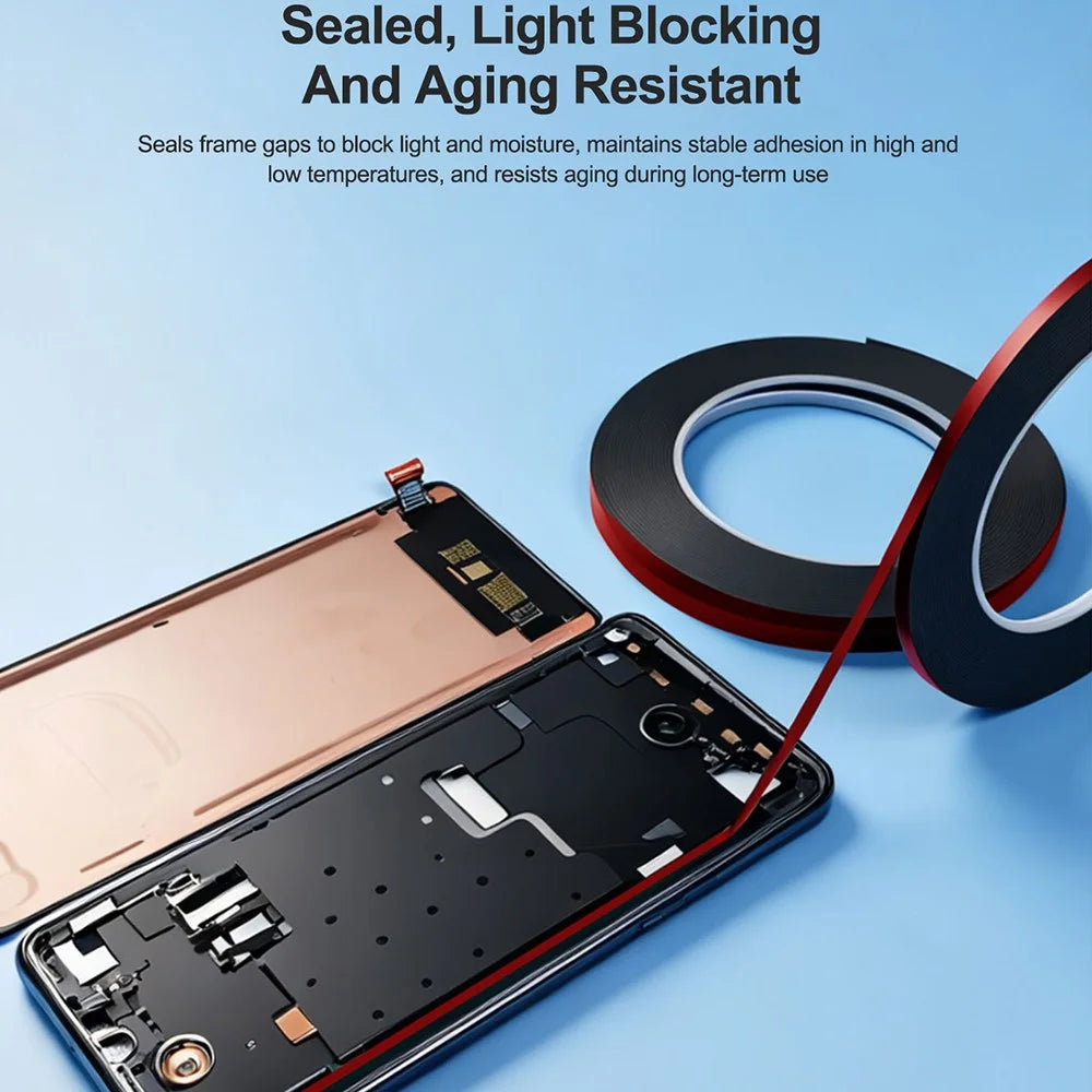 RELIFE HX2 5 Rolls 3mm Double-sided Tape Phone Screen Sealing Cushion Adhesive for Mobile Repair , Length: 10m - 3
