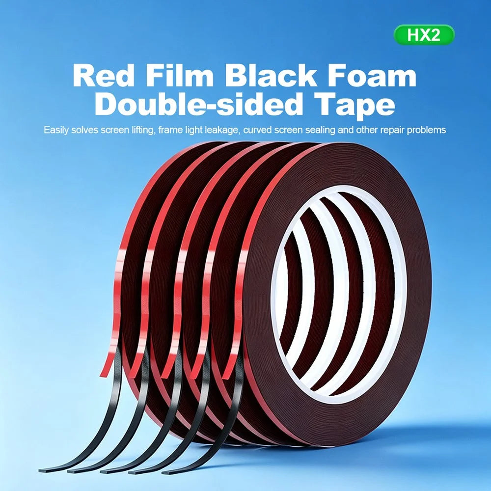 RELIFE HX2 5 Rolls 3mm Double-sided Tape Phone Screen Sealing Cushion Adhesive for Mobile Repair , Length: 10m - 4