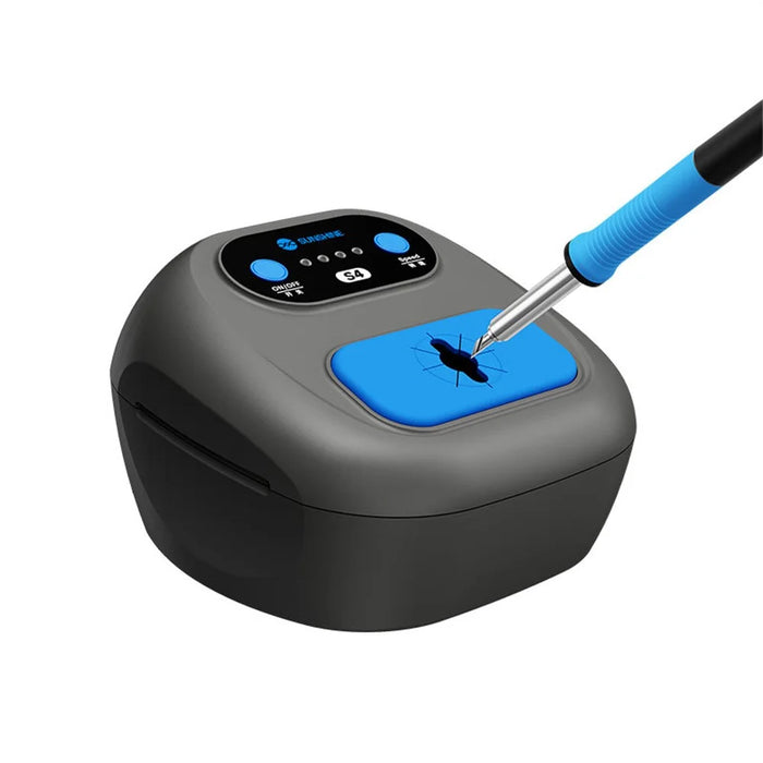 SUNSHINE S4 Automatic Soldering Iron Tip Cleaner Dual Infrared Smart Sensing 3-Speed Cleaning Tool for Welding Repair - 7
