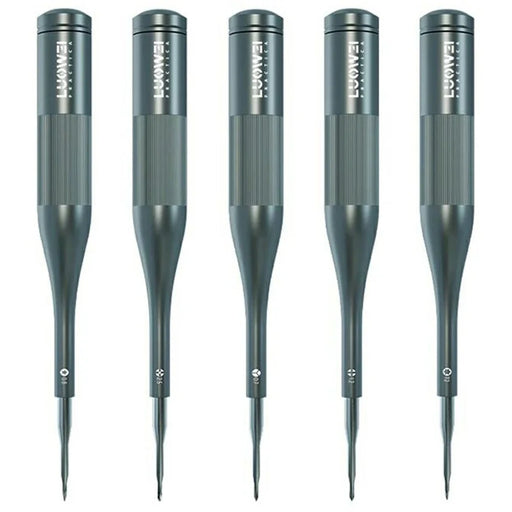 LUOWEI 5Pcs Precision Screwdriver Set S2 Steel Hardened Bits 5mm Strong Magnet for Electronics Repair - 1