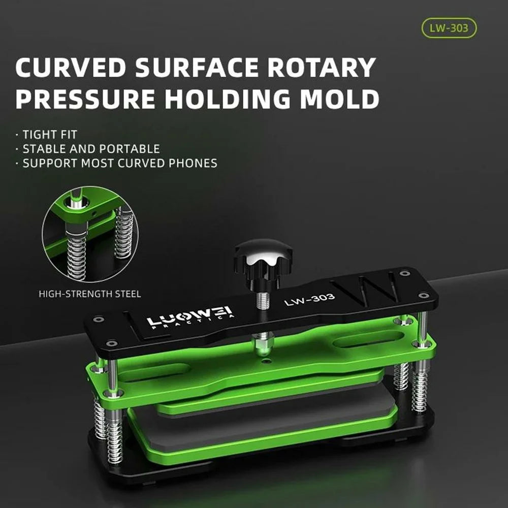 LUOWEI LW-303 Aluminium Alloy 360 Degree Rotary Pressure Holding Jig Phone Screen Repair Clamp Fixture - 2