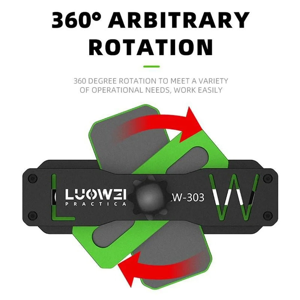 LUOWEI LW-303 Aluminium Alloy 360 Degree Rotary Pressure Holding Jig Phone Screen Repair Clamp Fixture - 4
