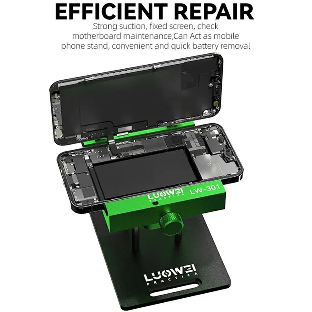 LUOWEI LW-301 Pro 4 in 1 Phone Screen Separator Clamp with Side Suction Cup Repair Tool - 5
