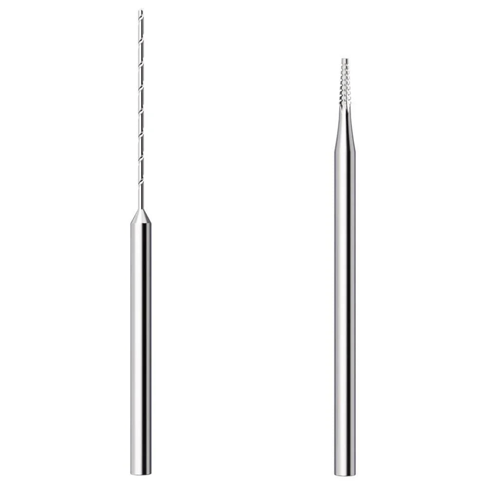 BEST 2Pcs Stripped Screw Removal Drill Bit Set Extractor Tool for Phone Electronics Repair - 2