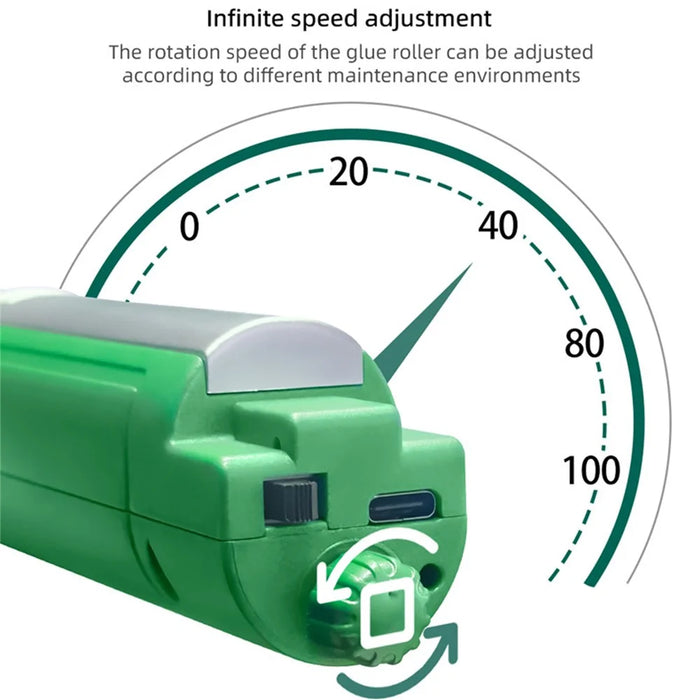 BEST BST-K6 Stepless Speed Control Electric OCA Glue Removal Tool Phone Screen Repair Kit - Green - 6