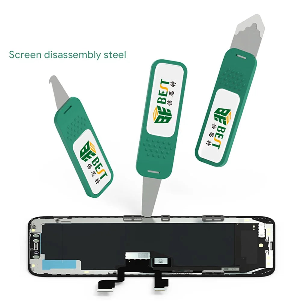 BEST BST-146 3Pcs Screen Disassembly Tool Set Steel Prying Tools Kit for Phone Repair - 3