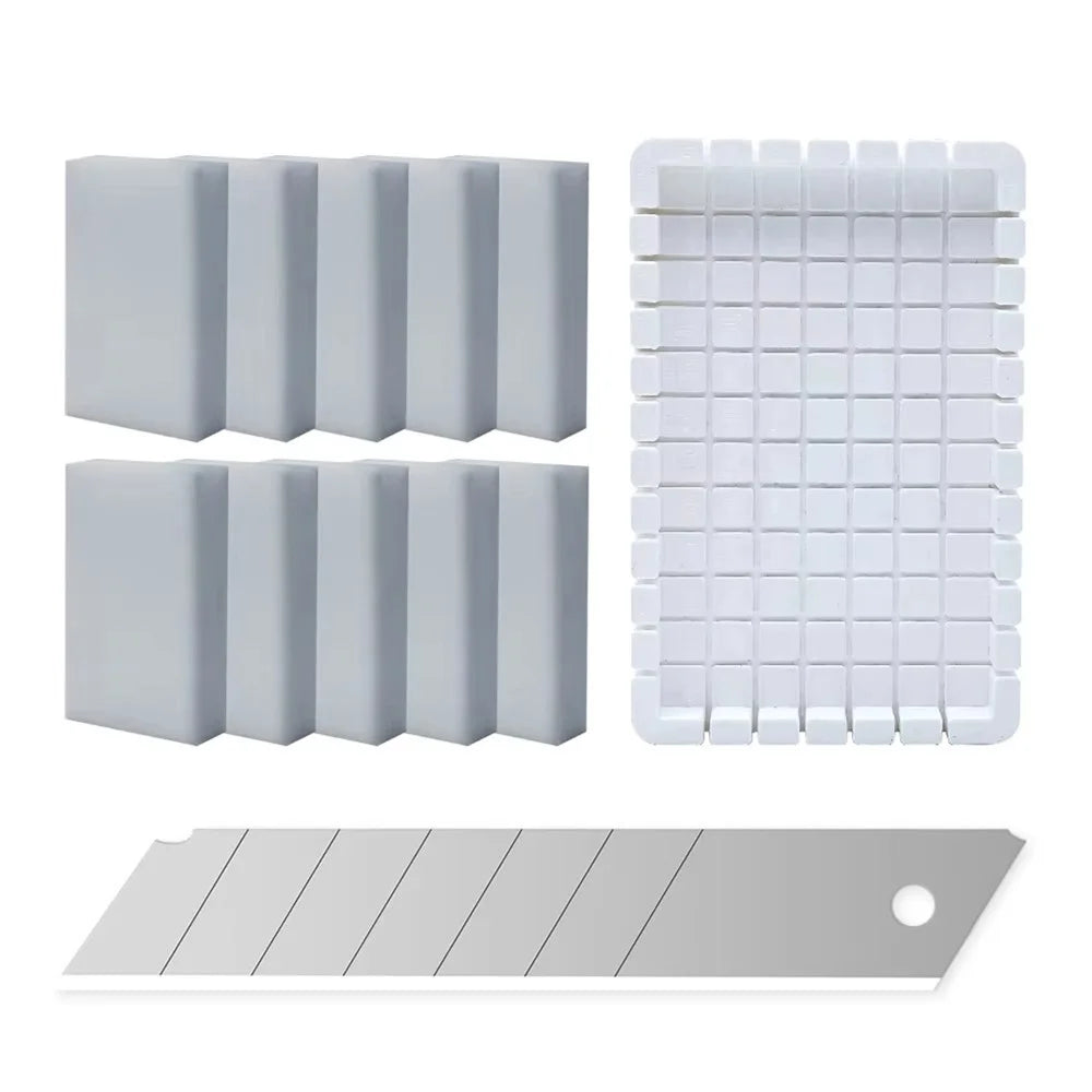 BEST BST-QJ3 Cleaning Sponge Cutter Box with 10 Sponges 1cm Precision Cutting Tool for Repair - 1