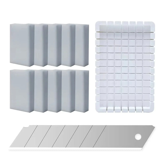 BEST BST-QJ3 Cleaning Sponge Cutter Box with 10 Sponges 1cm Precision Cutting Tool for Repair - 1