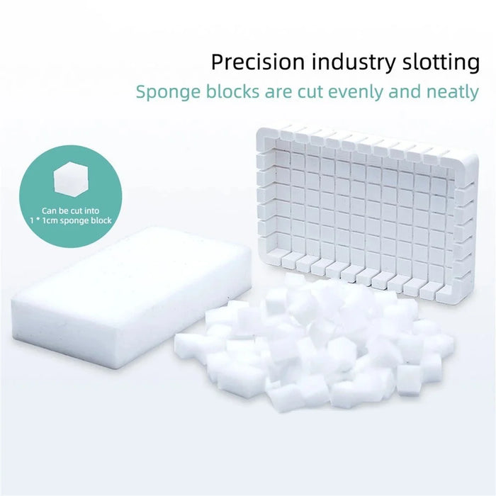BEST BST-QJ3 Cleaning Sponge Cutter Box with 10 Sponges 1cm Precision Cutting Tool for Repair - 3