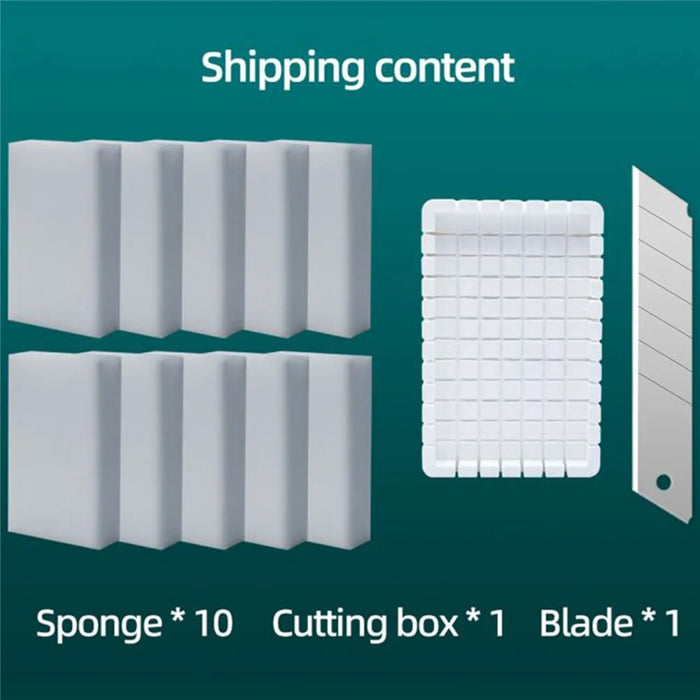 BEST BST-QJ3 Cleaning Sponge Cutter Box with 10 Sponges 1cm Precision Cutting Tool for Repair - 4