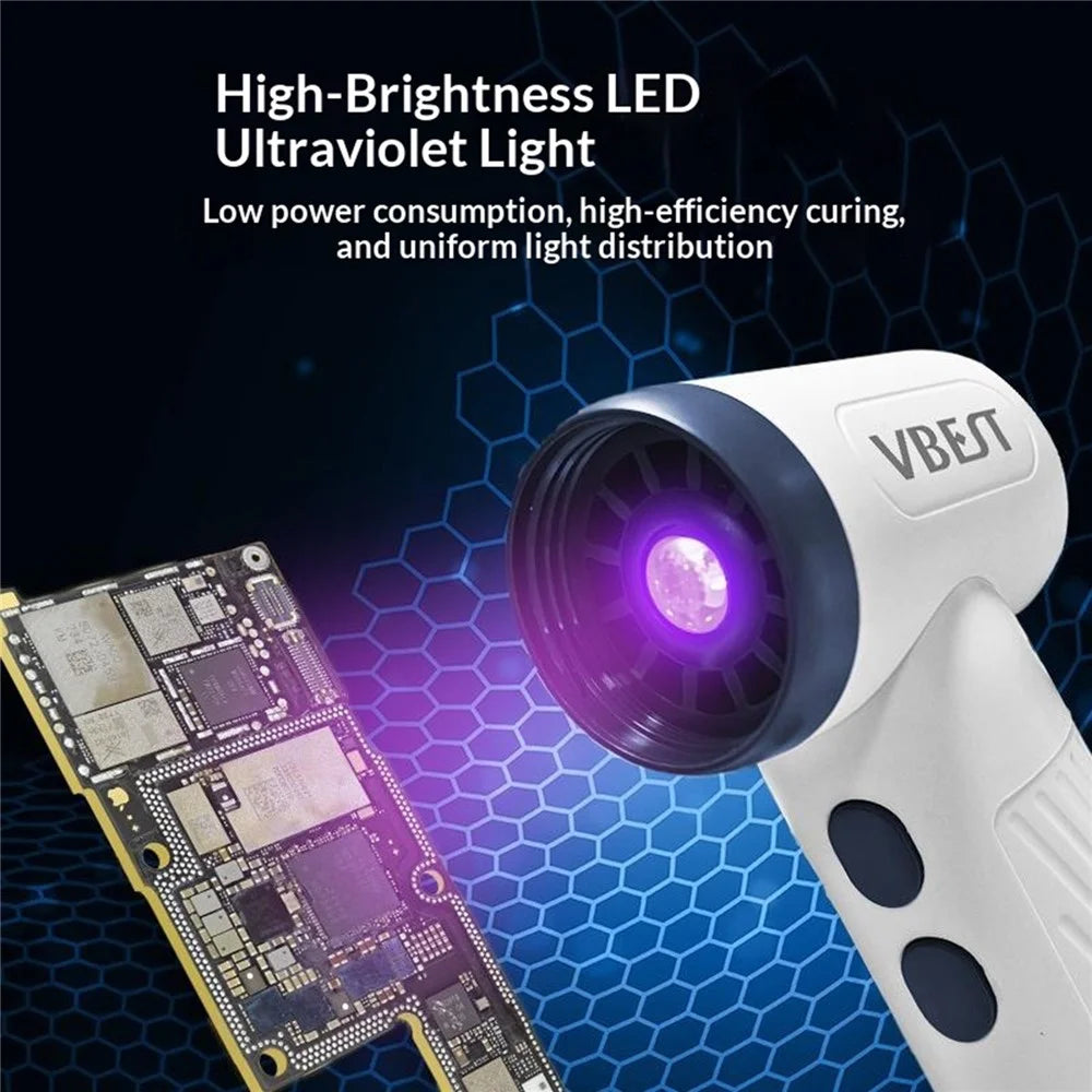 VBEST AP-03 Turbo Fan UV Curing Lamp 100000RPM Brushless Motor 4-Speed for Resin Optical Adhesive - 6