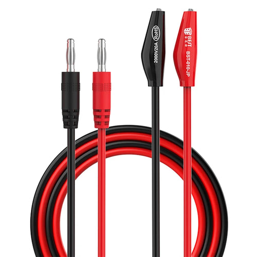BEST BST-010-JP 41 inch Test Lead Cable Banana Plug Alligator Clips Tools for Electronics - 1