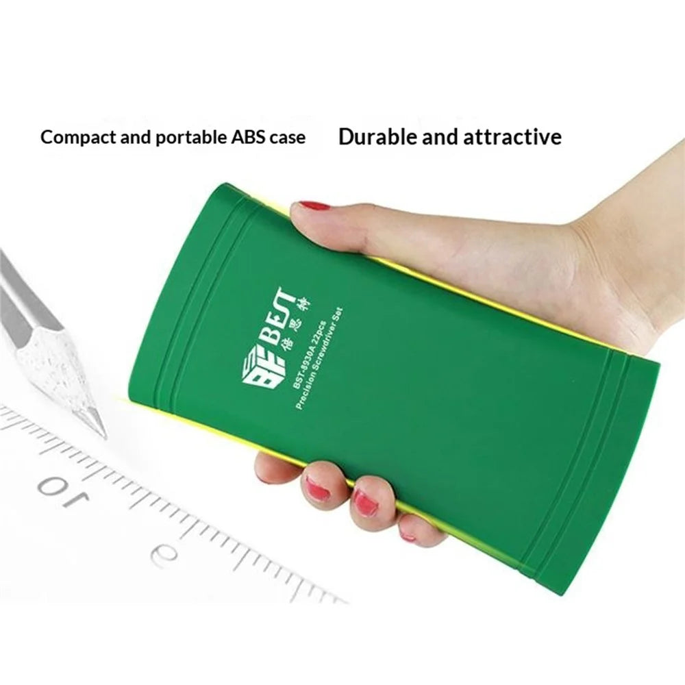 BEST BST-8930A 22-in-1 Precision Screwdriver Set Magnetic Bits Aluminum Handle Repair Tools - 3