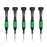 LUOWEI 5Pcs Magnetic Precision Screwdriver Set Silent Bearing for Electronics Repair - 1