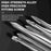 LUOWEI 5Pcs Magnetic Precision Screwdriver Set Silent Bearing for Electronics Repair - 5