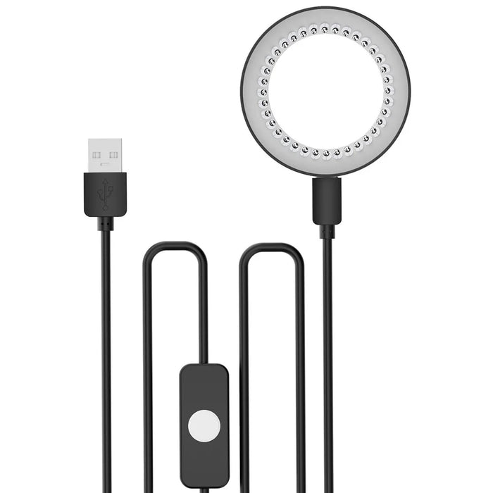 RF4 KSLID OK-13 35-LED Ring Light for Binocular Trinocular Stereo Microscope Adjustable Brightness - Black - 1