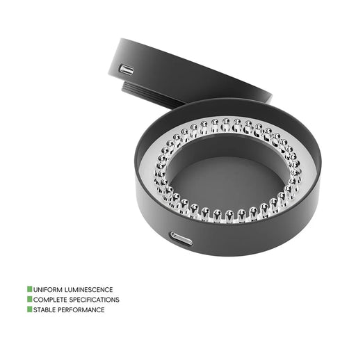 RF4 KSLID OK-13 35-LED Ring Light for Binocular Trinocular Stereo Microscope Adjustable Brightness - Black - 2