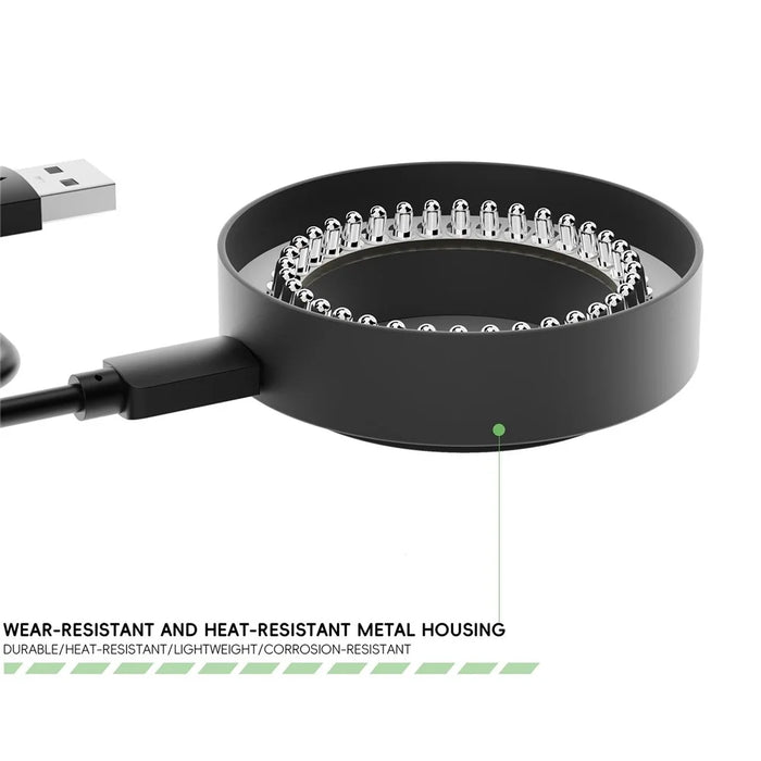 RF4 KSLID OK-13 35-LED Ring Light for Binocular Trinocular Stereo Microscope Adjustable Brightness - Black - 3