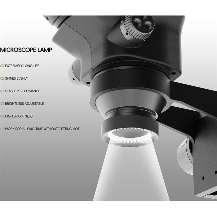 RF4 KSLID OK-13 35-LED Ring Light for Binocular Trinocular Stereo Microscope Adjustable Brightness - Black - 5