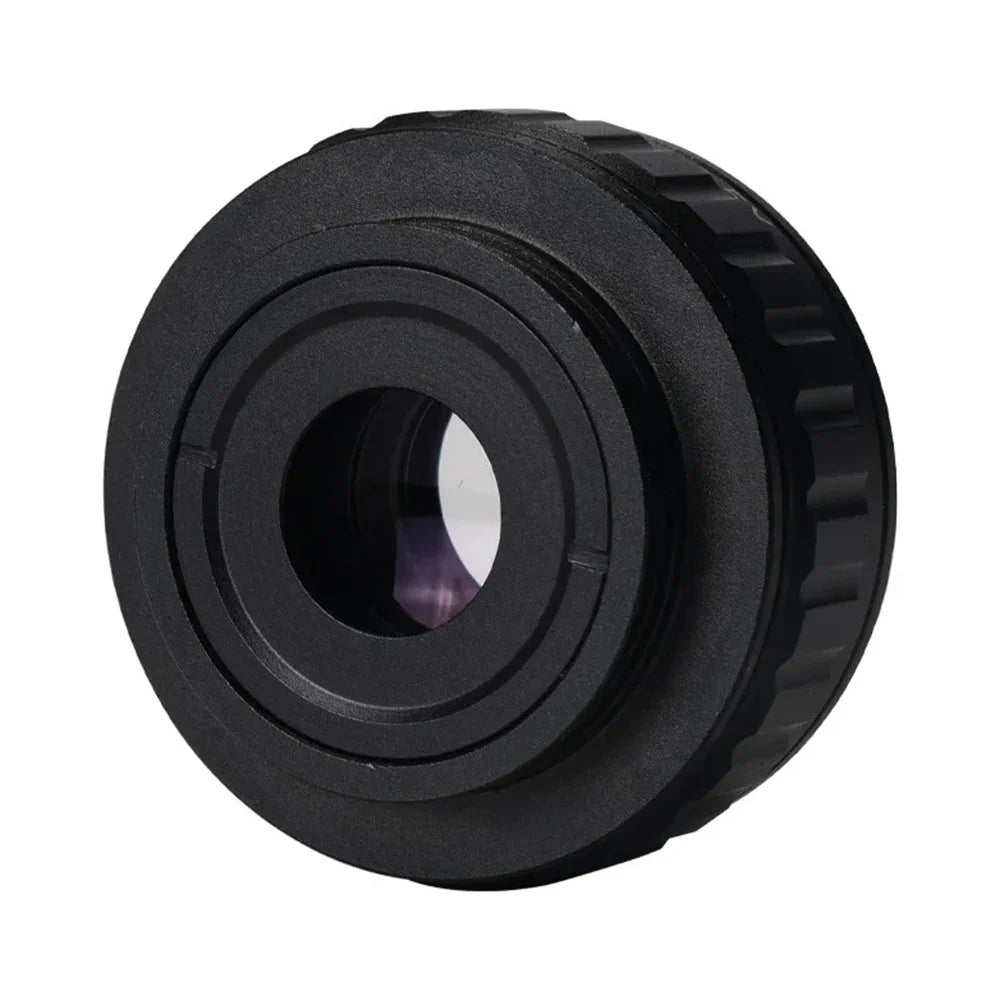 RF4 0.5X Microscope Camera Lens Adapter CTV C-Mount Reducer Lens for HAYEAR AmScope Stereo Microscope - Black - 1