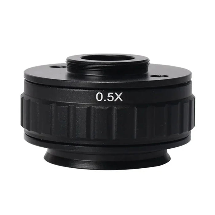 RF4 0.5X Microscope Camera Lens Adapter CTV C-Mount Reducer Lens for HAYEAR AmScope Stereo Microscope - Black - 2
