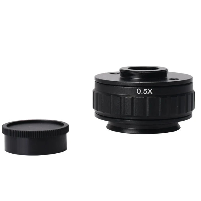 RF4 0.5X Microscope Camera Lens Adapter CTV C-Mount Reducer Lens for HAYEAR AmScope Stereo Microscope - Black - 3