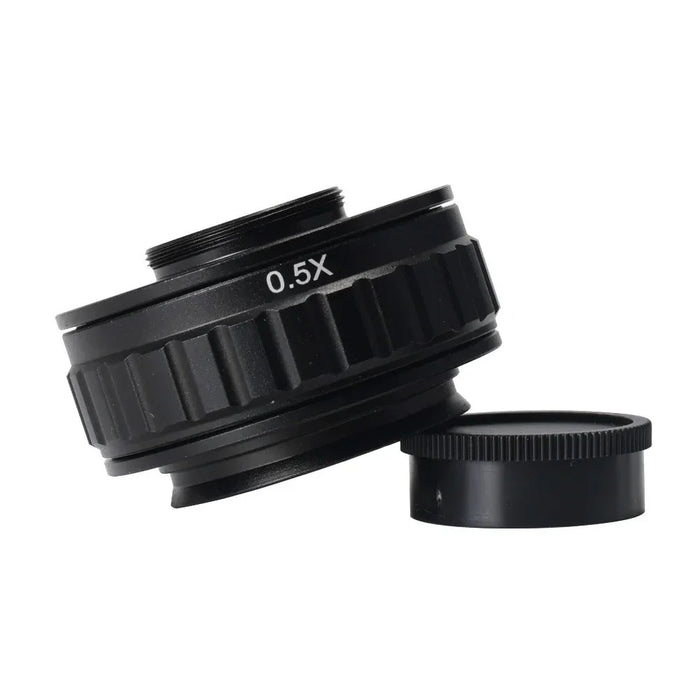 RF4 0.5X Microscope Camera Lens Adapter CTV C-Mount Reducer Lens for HAYEAR AmScope Stereo Microscope - Black - 4