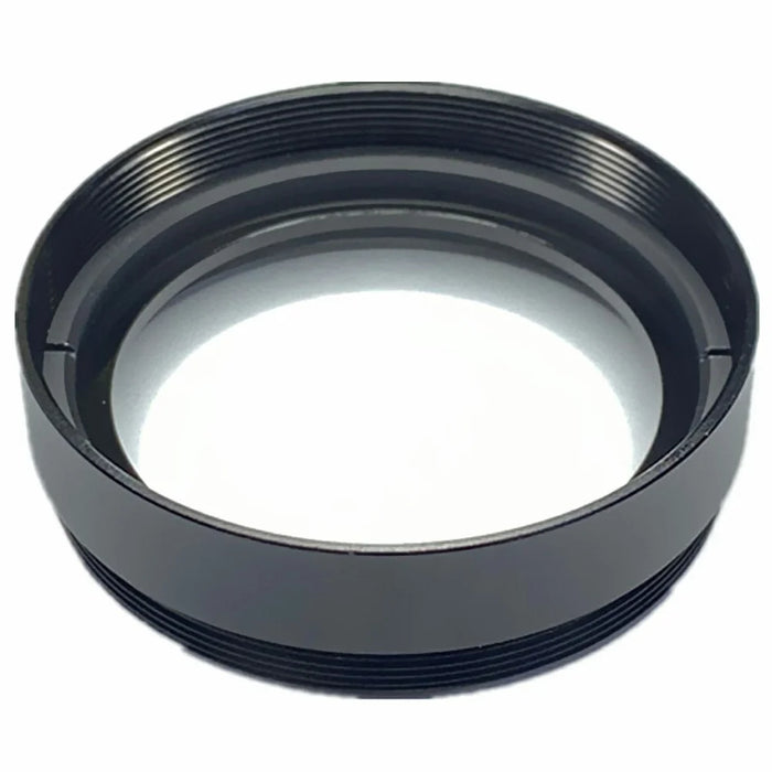 RF4 1X Auxiliary Objective Lens 48mm Outer Diameter Protective Lens for M25 Binoculars Zoom Stereo Microscope - Black - 2