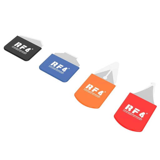 RF4 RF-DA12 4Pcs Phone Disassembly Blades 0.1mm Ultra Thin Repair Tools for Screen Opening PCB Rework - 1
