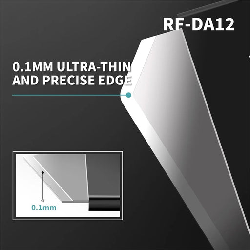 RF4 RF-DA12 4Pcs Phone Disassembly Blades 0.1mm Ultra Thin Repair Tools for Screen Opening PCB Rework - 2