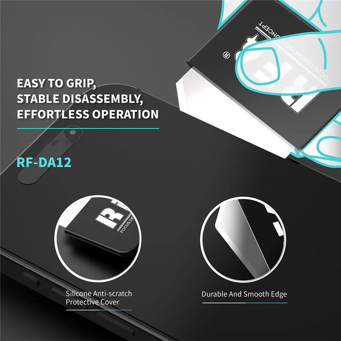 RF4 RF-DA12 4Pcs Phone Disassembly Blades 0.1mm Ultra Thin Repair Tools for Screen Opening PCB Rework - 3