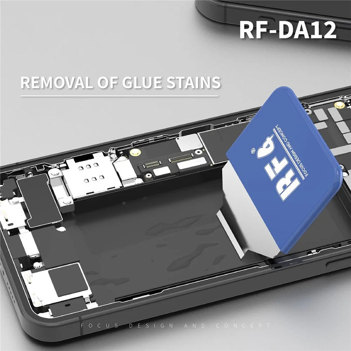 RF4 RF-DA12 4Pcs Phone Disassembly Blades 0.1mm Ultra Thin Repair Tools for Screen Opening PCB Rework - 5