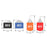 RF4 RF-DA12 4Pcs Phone Disassembly Blades 0.1mm Ultra Thin Repair Tools for Screen Opening PCB Rework - 7