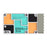 RF4 RF-M6 Magnetic Screw Organizer Board 6-Zone Storage Pad with Sharpening Stone for Phone PC Repair - 1