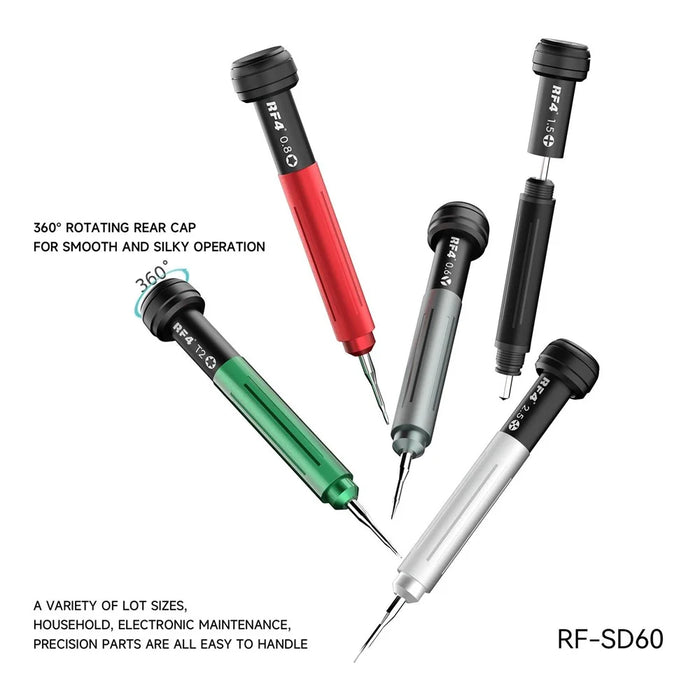 RF4 RF-SD60 5 in 1 Phone Repair Screwdriver Set Glass Breaker Pen for Mobile - 2
