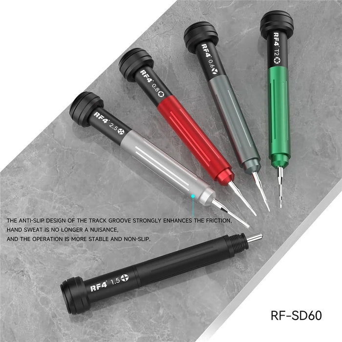 RF4 RF-SD60 5 in 1 Phone Repair Screwdriver Set Glass Breaker Pen for Mobile - 5