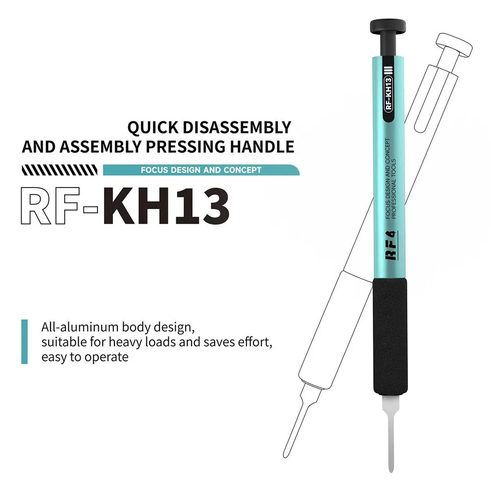 RF4 RF-KH13 Quick Release Press Handle Aluminum Alloy Scraper Tool for PCB Repair - 2