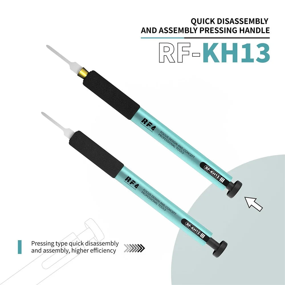 RF4 RF-KH13 Quick Release Press Handle Aluminum Alloy Scraper Tool for PCB Repair - 4