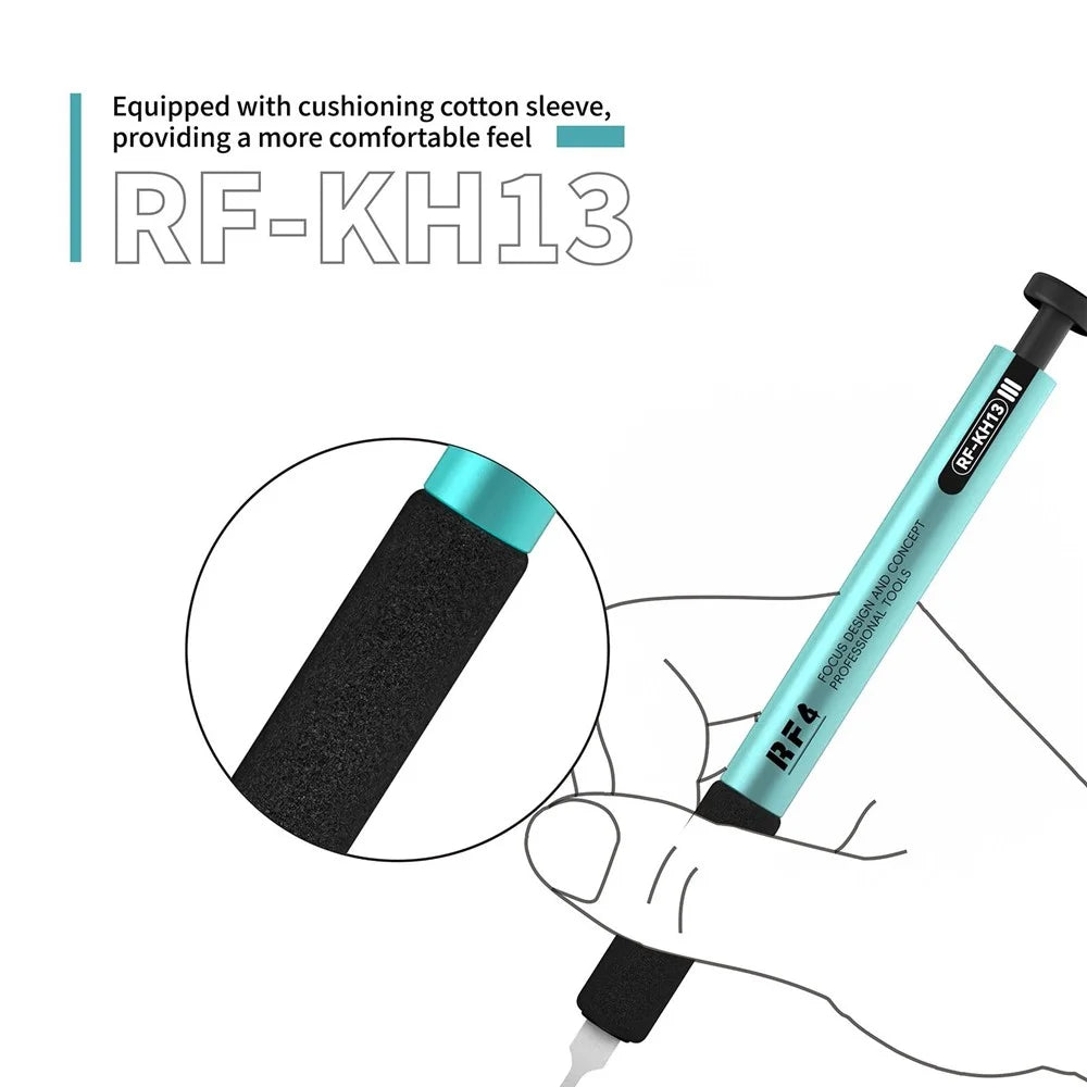 RF4 RF-KH13 Quick Release Press Handle Aluminum Alloy Scraper Tool for PCB Repair - 6
