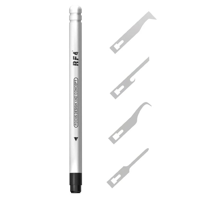 RF4 RF-HD11A 4 in 1 Precision Scraper Blade Handle Set Aluminum Alloy Repair Tool for Electronics Circuit Board - 1