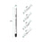 RF4 RF-HD11A 4 in 1 Precision Scraper Blade Handle Set Aluminum Alloy Repair Tool for Electronics Circuit Board - 5