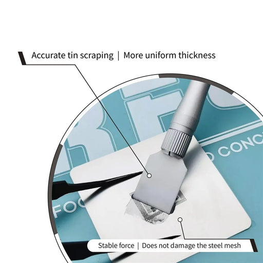 RF4 RF-HD12B Ceramic Scraper Knife 15mm Non-magnetic Anti-static Scraper for PCB Tin Scraping Repair - 2