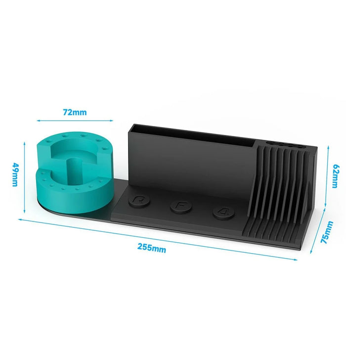 RF4 RF-ST15 360° Rotating Screwdriver Tweezers Organizer Stand Multi-function Desktop Tool Holder - 5
