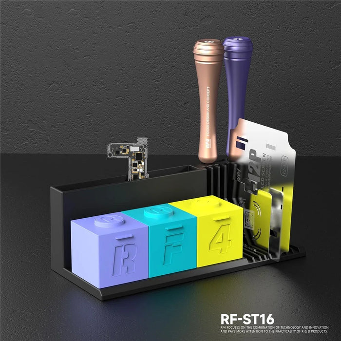 RF4 RF-ST16 Desktop Organizer Set Storage Boxes for Tools Electronics - 3