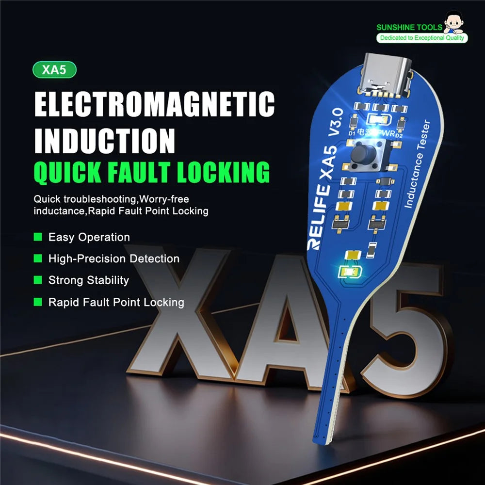 RELIFE XA5 V3.0 Inductance Multifunction Tester Electromagnetic Induction Fault Detector - 2