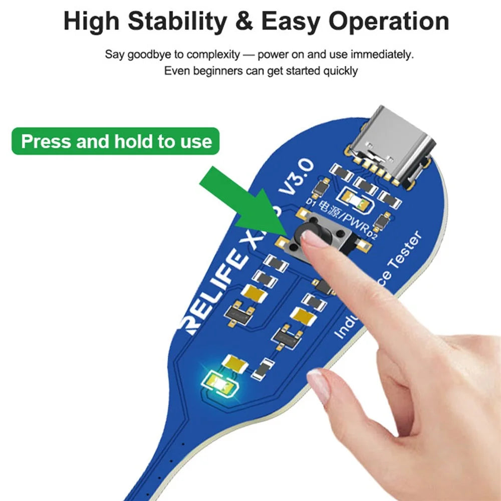 RELIFE XA5 V3.0 Inductance Multifunction Tester Electromagnetic Induction Fault Detector - 5